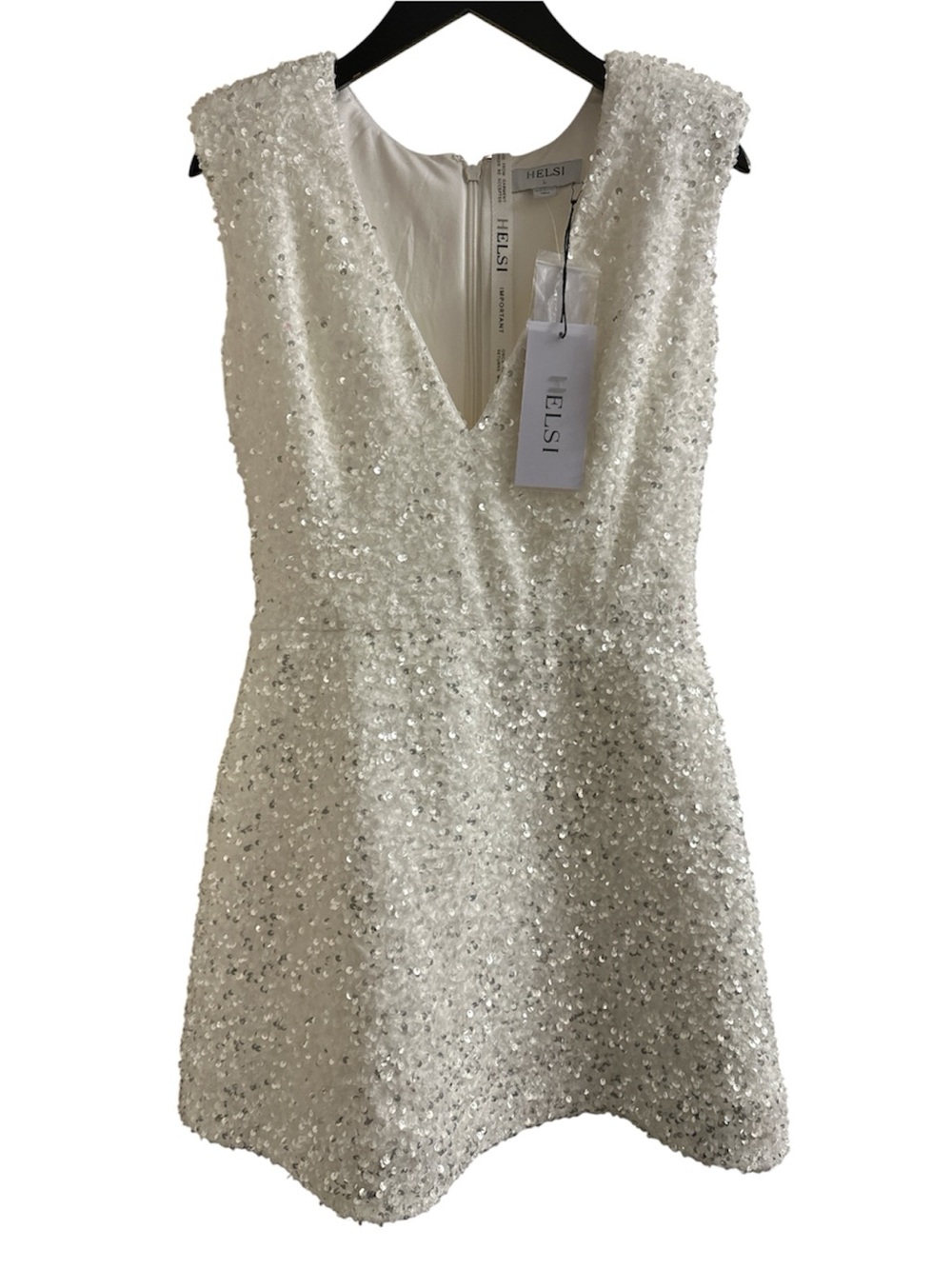 HELSI Tate Sequin Cocktail Mini Dress NWT Size L